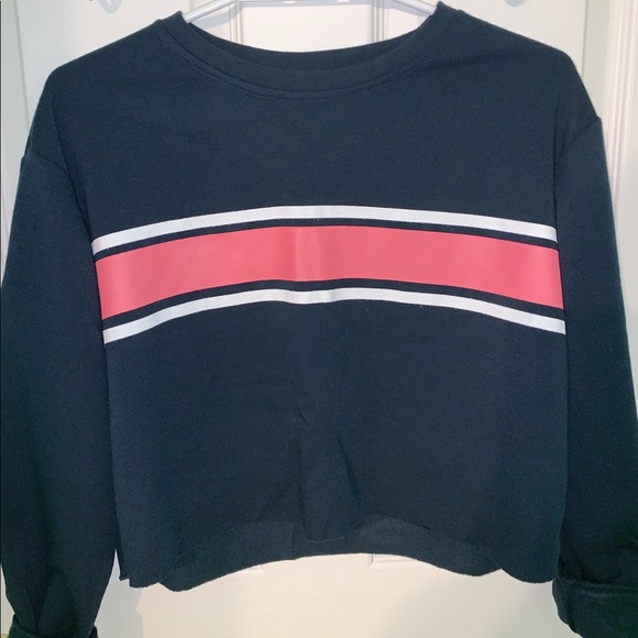 Navy blue long sleeve tee (never worn) - Picture 1 of 2